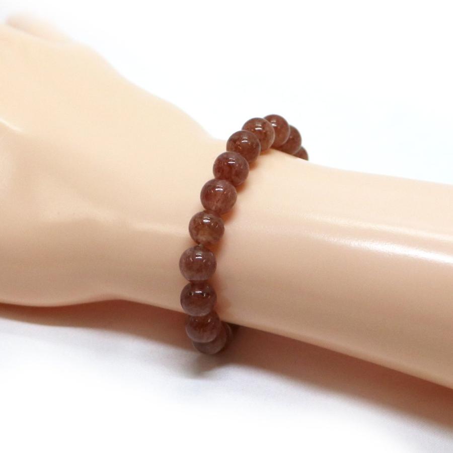 パワーストーン 天然石 ブレスレット モスコバイト 丸玉 8mm 数珠 念珠 Bracelet お試し価格 |  | 02