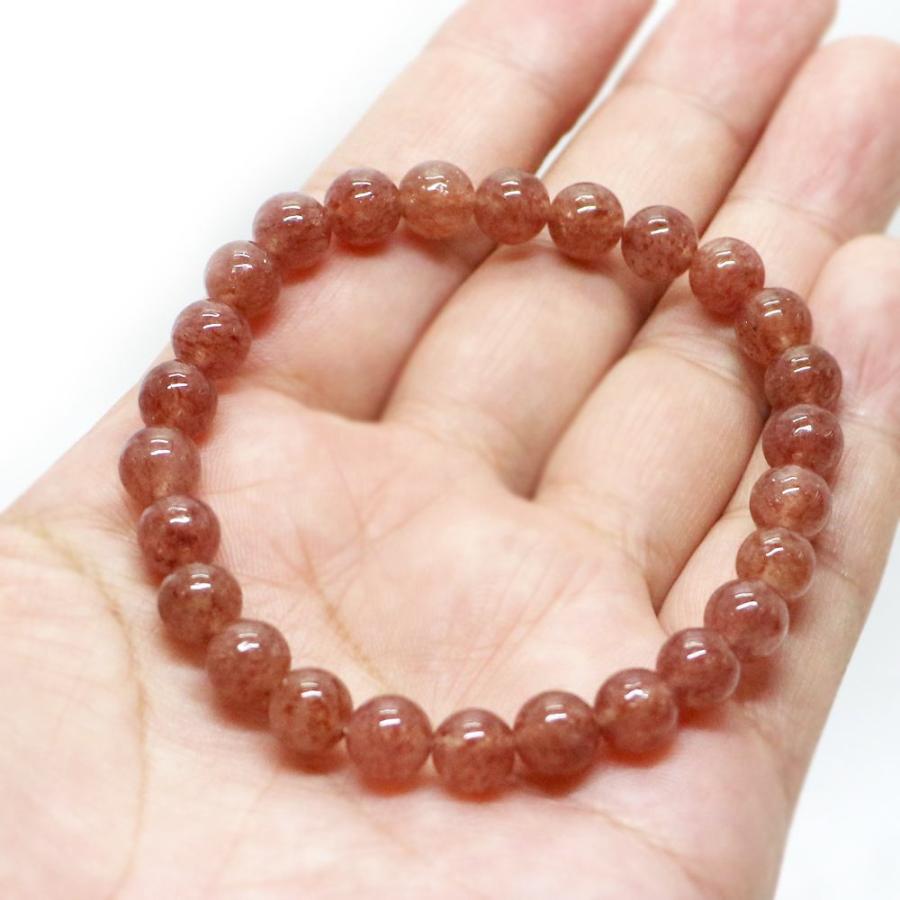 パワーストーン 天然石 ブレスレット モスコバイト 丸玉 8mm 数珠 念珠 Bracelet お試し価格 |  | 04