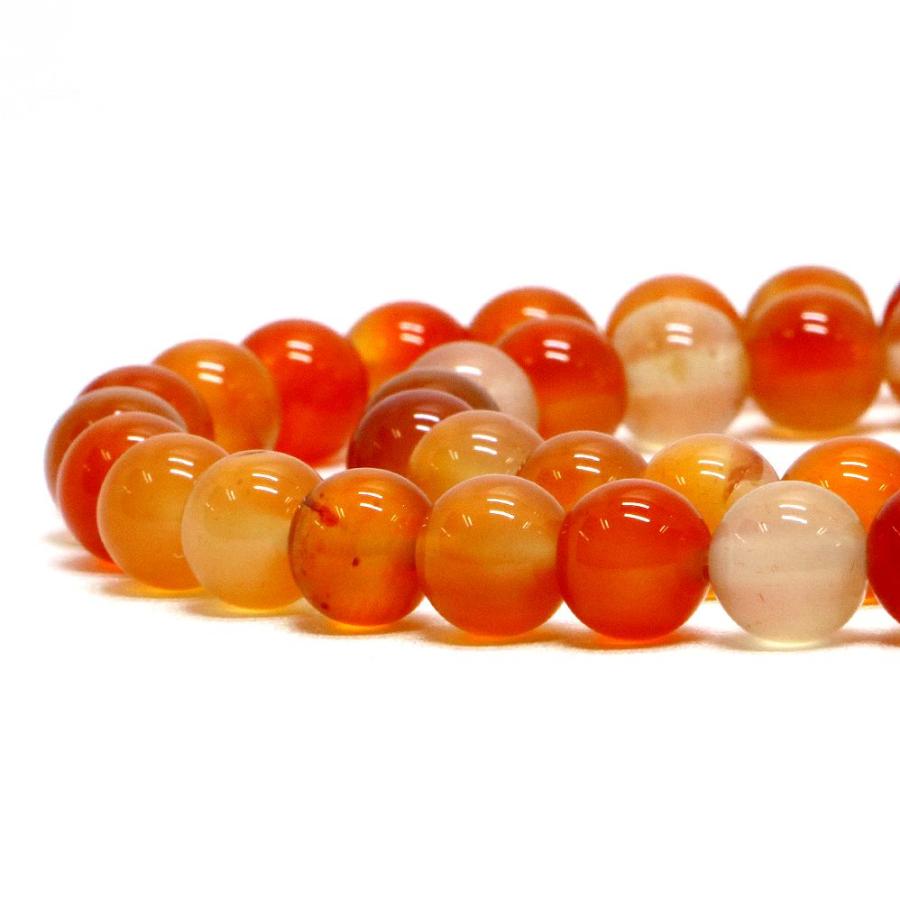 パワーストーン 天然石 ブレスレット カーネリアン 丸玉 8mm 数珠 念珠 Bracelet お試し価格 |  | 10