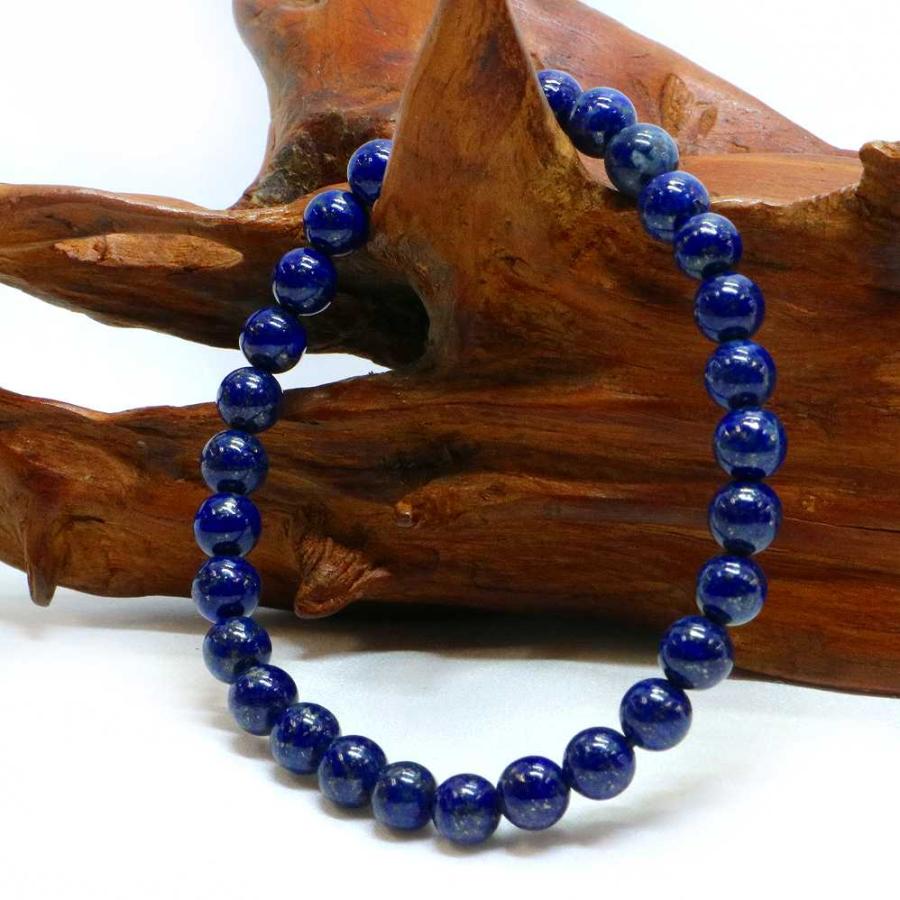 パワーストーン 天然石 ブレスレット ラピスラズリ 丸玉 6mm 数珠 念珠 Bracelet お試し価格 |  | 03