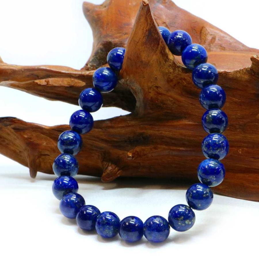 パワーストーン 天然石 ブレスレット ラピスラズリ 丸玉 8mm 数珠 念珠 Bracelet お試し価格 |  | 03