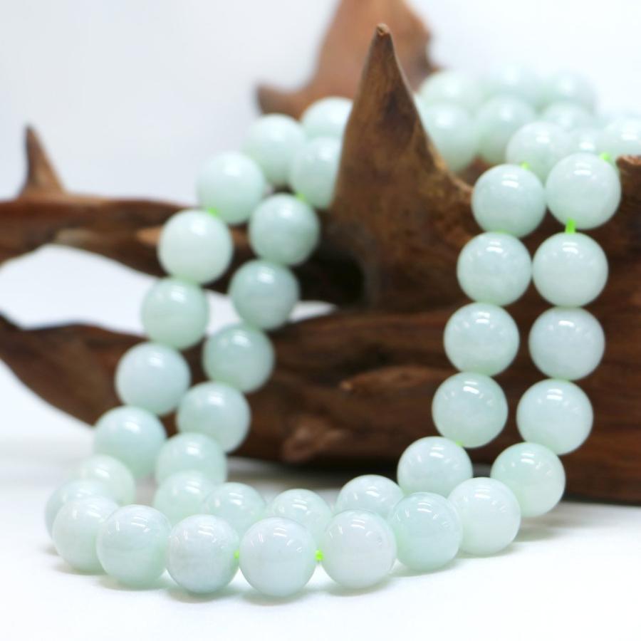 パワーストーン 天然石 シンプルストーンネックレス 翡翠（ミャンマージェイド）丸玉10mm |  | 10