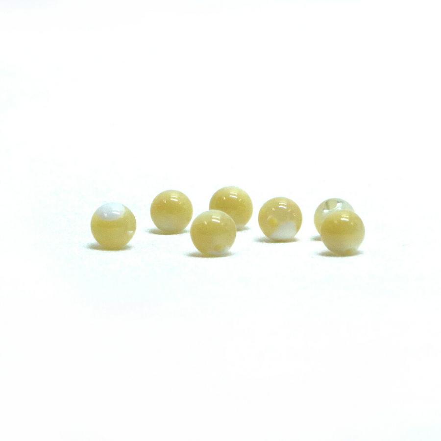パワーストーン 天然石 ビーズ 1粒売り マザーオブパール （ ベージュ） 丸玉 4mm | 