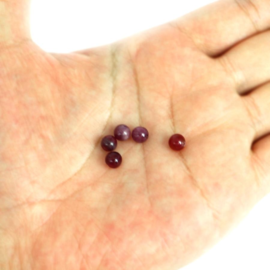 パワーストーン 天然石 ビーズ 1 粒売り ルビー 丸玉 6ｍｍ |  | 01
