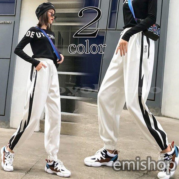 ジャージレディース春夏ジャージパンツラインパンツスポーツダンス服装ボトムスカジュアル Msk 248 Gemeinkauf 通販 Yahoo ショッピング