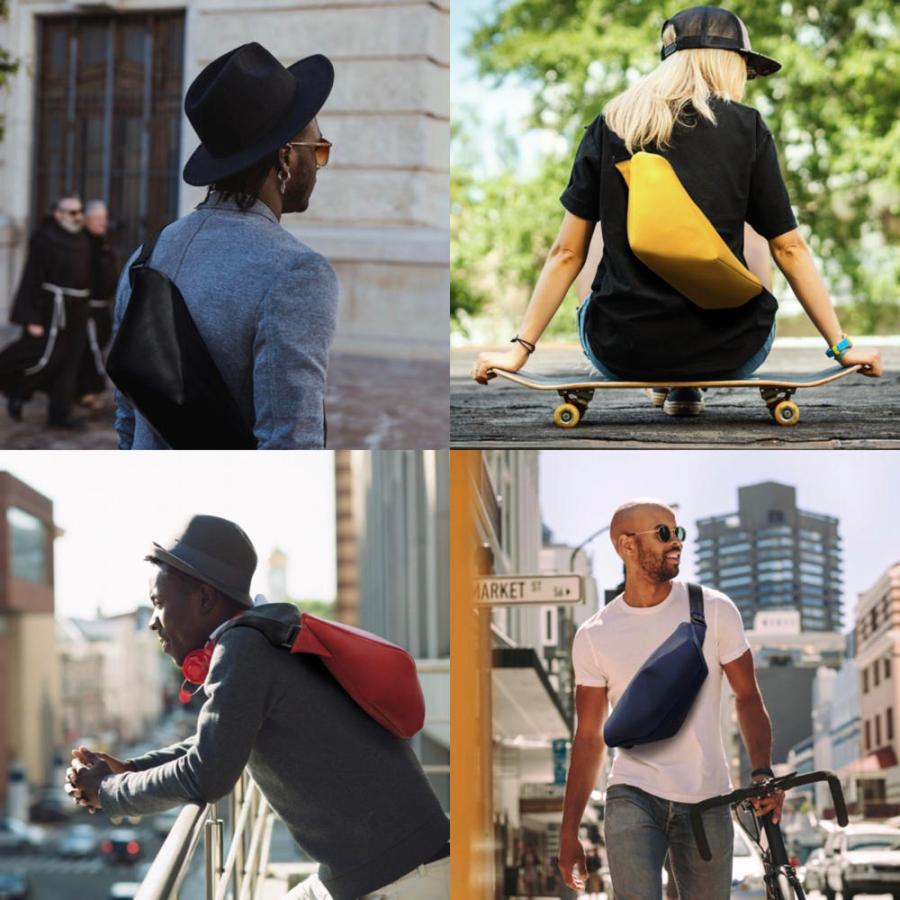 ボディバッグ メンズ 本革 レザー ボディーバック ブランド おしゃれ 50代 40代/黒 黄 赤 紺 Sサイズ | ブランド登録なし | 14