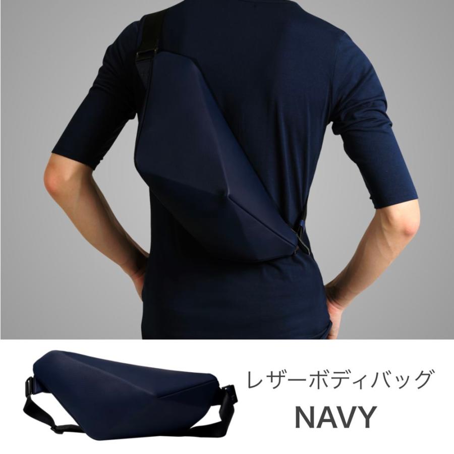 ボディバッグ メンズ 本革 レザー ボディーバック ブランド おしゃれ 50代 40代/黒 黄 赤 紺 Sサイズ | ブランド登録なし | 08