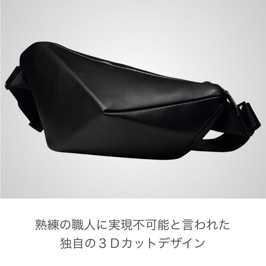 ボディバッグ メンズ 本革 レザー ボディーバック ブランド おしゃれ 50代 40代/黒 黄 赤 紺 Sサイズ | ブランド登録なし | 09