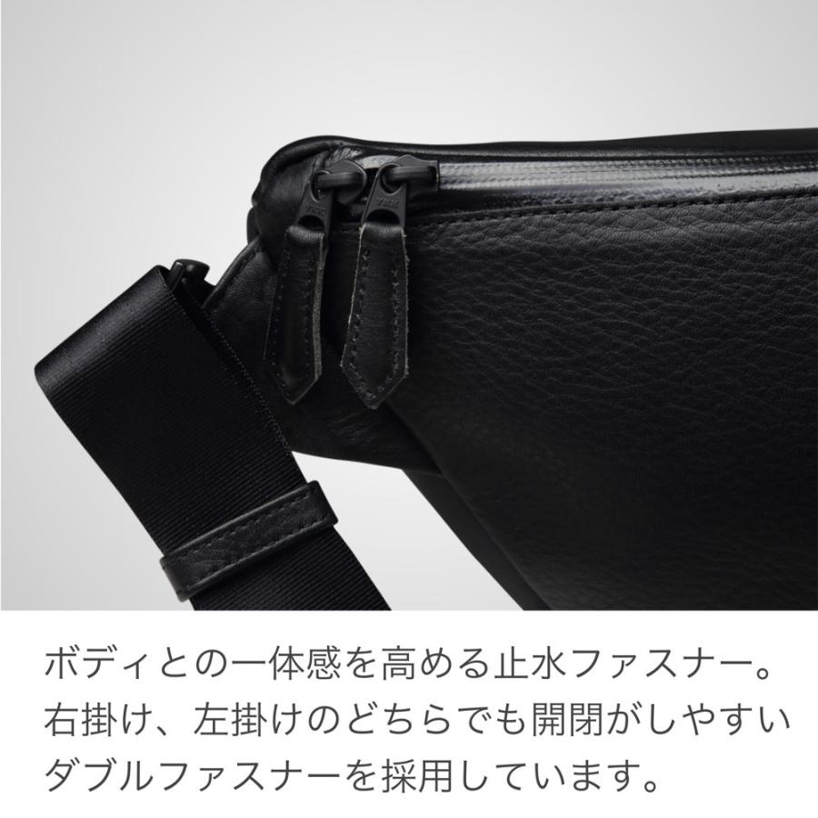 ボディバッグ メンズ 本革 レザー ボディーバック ブランド おしゃれ 50代 40代/黒 黄 赤 紺 Sサイズ | ブランド登録なし | 12