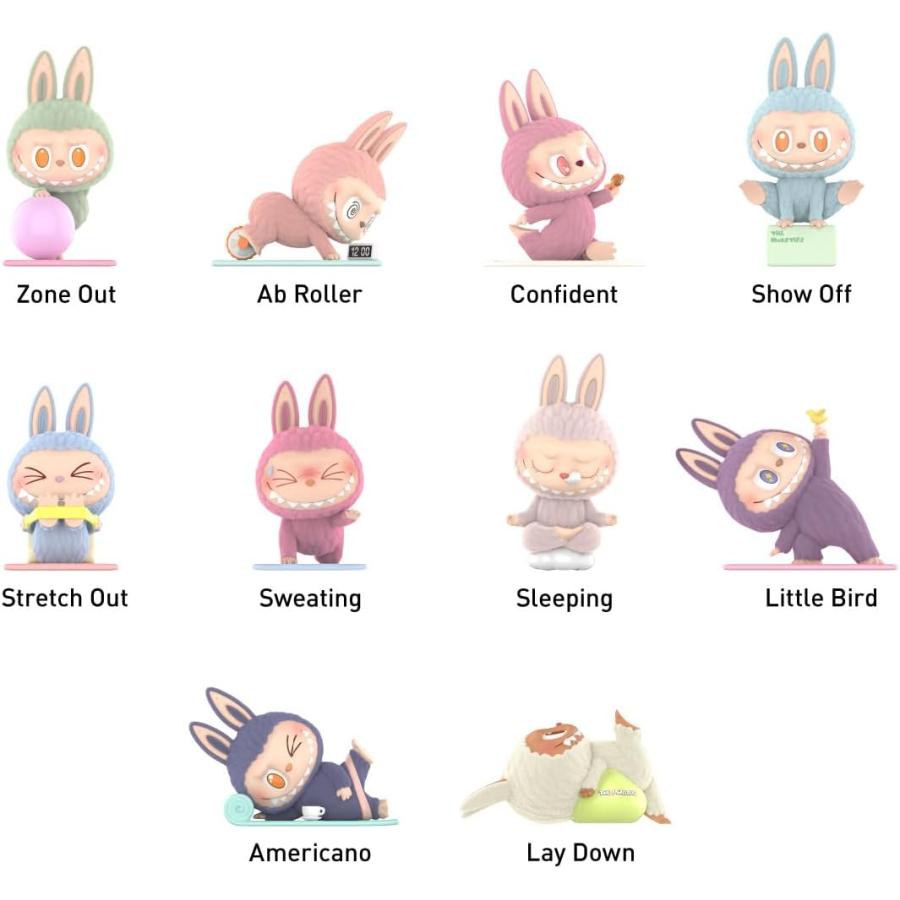 POP MART 正規品 POPMART THE MONSTERS Lazy Yoga Labubu