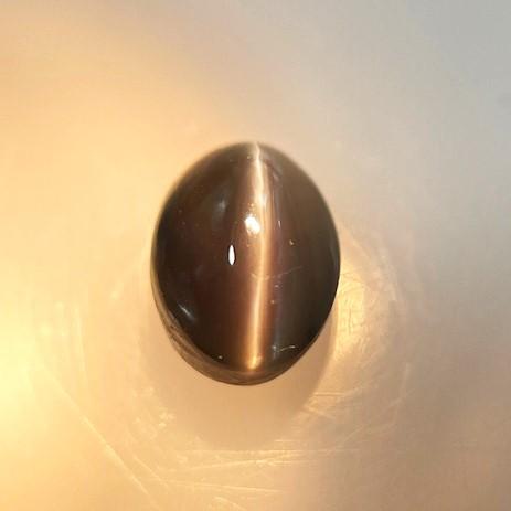 アレキサンドライトキャッツアイ　0.82ct　ソーティング付きルースの画像