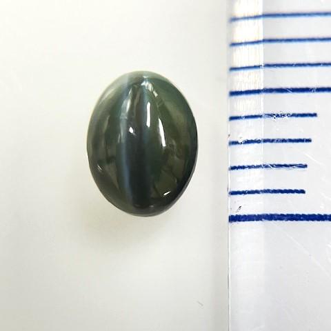 アレキサンドライトキャッツアイ　0.82ct　ソーティング付きルースの画像