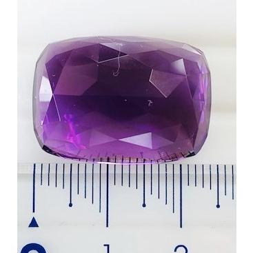 アメジスト　クッションローズカット　34.31ct　ルースの画像