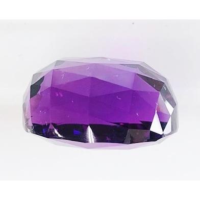 アメジスト　クッションローズカット　34.31ct　ルースの画像