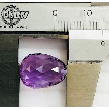 アメジスト　ブリオレットカット　12.79ct　ルース  ドイツ製の画像