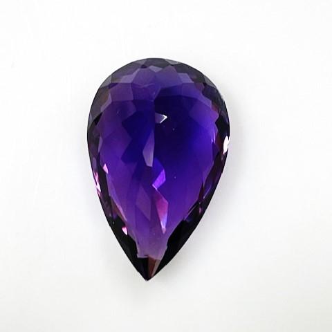 アメジスト ペアシェイプ 14.67ct ルース : gem-ichinoseYahoo!店