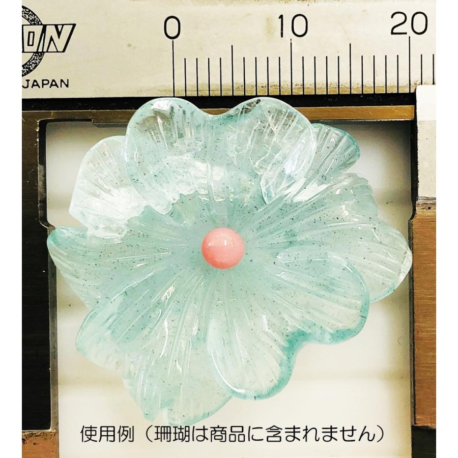 アクアマリン 花モチーフカービング 28.22ct ルース : gem