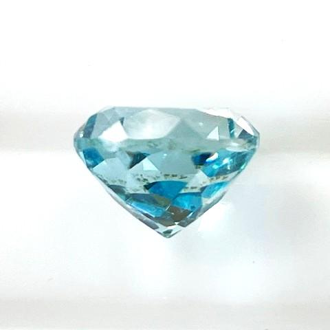 アクアマリン　ラウンドカット　3.00ct　ルースの画像