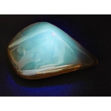 ドミニカ産 ブルーアンバー 73.85ct ルース コハク 琥珀 : gem 