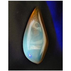 ドミニカ産 ブルーアンバー 72.36ct ルース 琥珀 コハク : gem 
