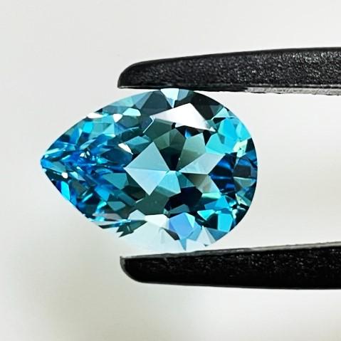 ブルートパーズ ペアシェイプ 10.07ct ルース : gem