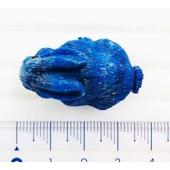 ラピスラズリ うさぎモチーフ カービング 82.56ct ルース : gem