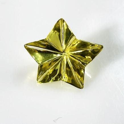 レモンクォーツ 星型カット 16.64ct : gem-ichinoseYahoo!店 - 通販