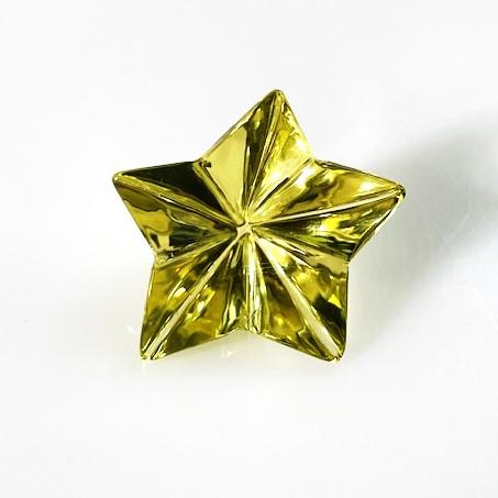 レモンクォーツ 星型カット 16.64ct : gem-ichinoseYahoo!店 - 通販