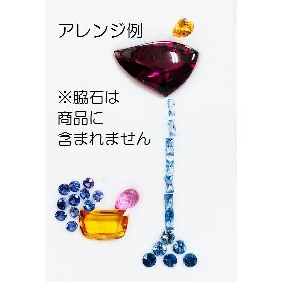 ロードライトガーネット　変型　5.81ct　ルースの画像
