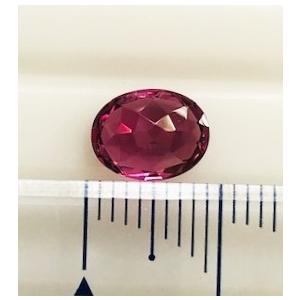 ロードライトガーネット　オーバルカット　2.49ct　ルースの画像