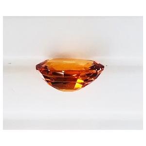 スペサルタイトガーネット オーバルカット 3.75ct ルース　スペサルティン　オレンジガーネット　ガーネット　スペサタイトの画像
