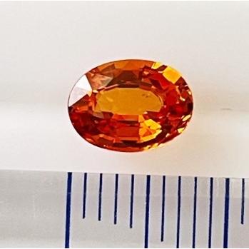 スペサルタイトガーネット　1.53ct　ルーススペサルティン　オレンジガーネット　ガーネット　スペサタイトの画像
