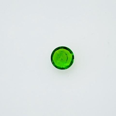 デマントイドガーネット　0.21ct　3.5mm　ラウンドカット　　ルース　ソーティングメモ付きの画像