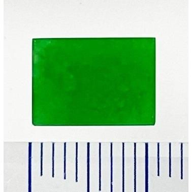 ヒスイ　板状　4.77ct　ルース　翡翠  ソーティング付きの画像