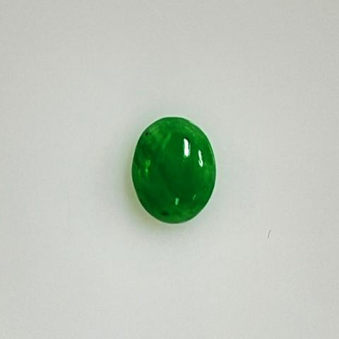 ヒスイ　オーバル　1.19ct　ソーティング付き　ルース　翡翠の画像
