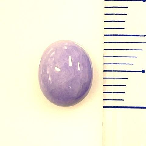 ラベンダー翡翠　オーバル　2.91ct　ルースの画像