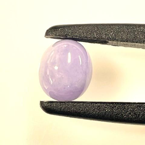 ラベンダー翡翠　オーバル　3.82ct　ルースの画像