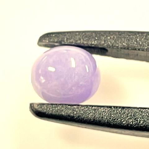 ラベンダー翡翠　オーバル　3.82ct　ルースの画像