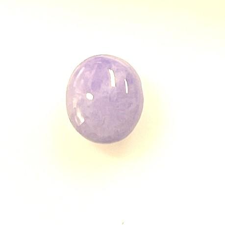 ラベンダー翡翠　オーバル　3.82ct　ルースの画像