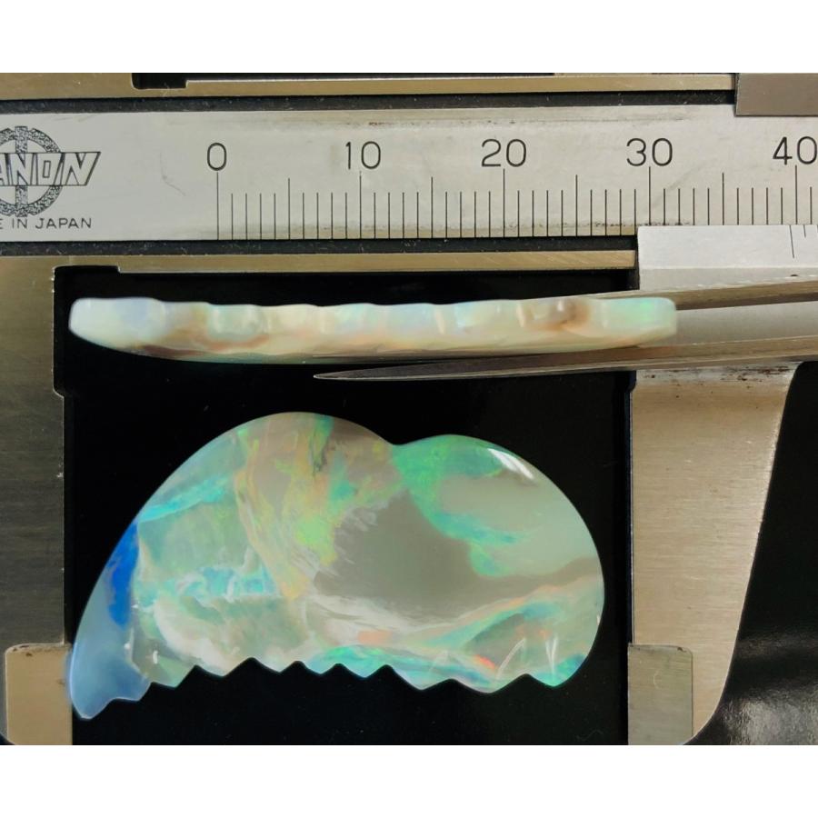 オーストラリアオパール変型　2個セット　27.60ct　ルースの画像