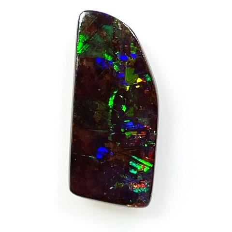ボルダーオパール フリーシェイプ 11.34ct ルース 鑑別書付き : gem