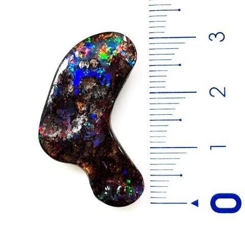 ボルダーオパール　22.46ct　ルース　鑑別書付きの画像