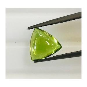 ペリドット　トリリアント　カボション　2.84ct　ルースの画像
