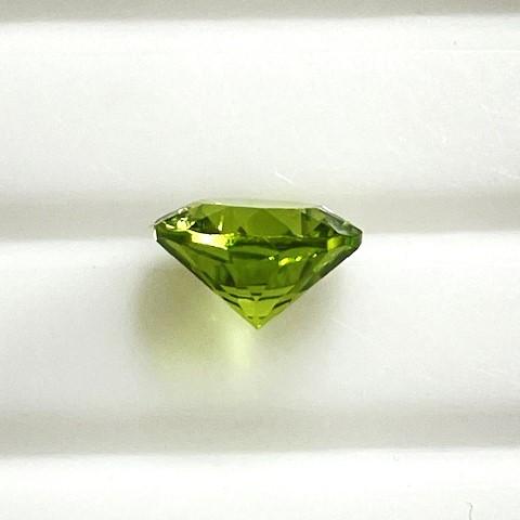 ペリドット　ラウンドカット　8mm　1.96ct　コーンケーブカット_3