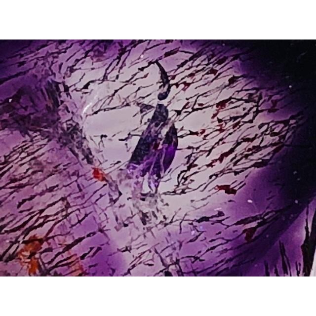 レピドクロサイトインクォーツ　2個合計　29.73ct　ルースの画像