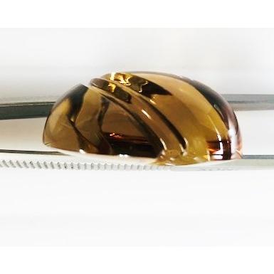 スモーキークォーツ　カービング　50.11ct　ルースの画像