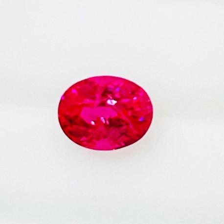 ルビー　オーバル　0.75ct　ルースの画像