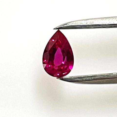 ルビー ペアシェイプ 0.46ct ルース : gem-ichinoseYahoo!店 - 通販