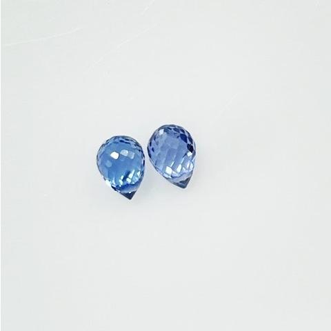 サファイア　ブリオレット　2個セット　合計1.30ct　ルース_4
