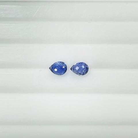 サファイア　ブリオレット　2個セット　合計1.30ct　ルース_6